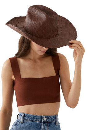Cordovan Llano Weave Hat